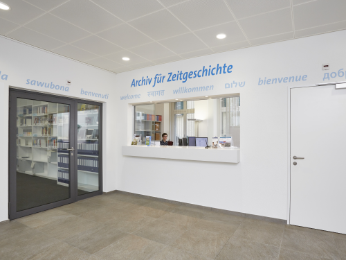 Empfang AfZ, Archiv, Digitalisierung, virtueller Lesesaal, CMI