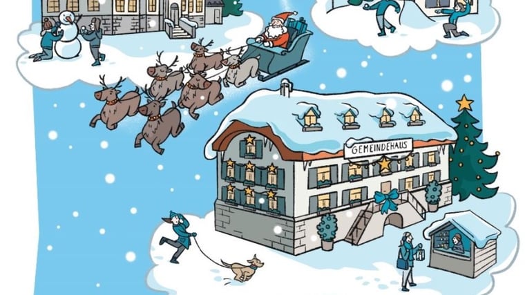Weihnachtskarte, CMI