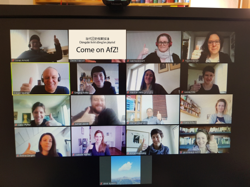 Homeoffice AfZ, Videokonferenz, Digitalisierung, Archiv, CMI